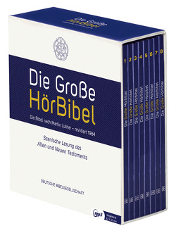 Die Große HörBibel. Ungekürzte, szenische Lesung. 8 MP3-CDs von Brückner,  Christian, Luther,  Martin, Mendl,  Michael, Rogée,  Marianne, Schepmann,  Philipp