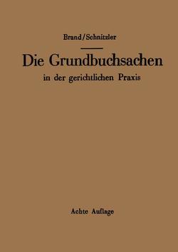 Die Grundbuchsachen in der gerichtlichen Praxis von Brand,  Arthur, Schnitzler,  Leo