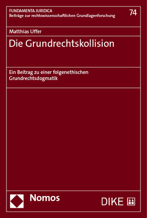 Die Grundrechtskollision von Uffer,  Matthias