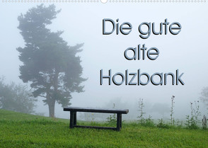 Die gute alte Holzbank (Wandkalender 2023 DIN A2 quer) von Flori0