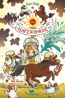 Die Haferhorde – Löschen im Galopp von Dulleck,  Nina, Kolb,  Suza