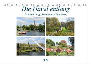 Die Havel entlang – Brandenburg, Rathenow, Havelberg (Tischkalender 2024 DIN A5 quer), CALVENDO Monatskalender von Frost,  Anja