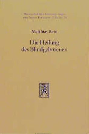 Die Heilung des Blindgeborenen (Joh 9) von Rein,  Matthias