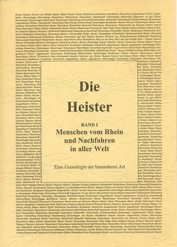 Die Heister, Band I von Heister,  Matthias W