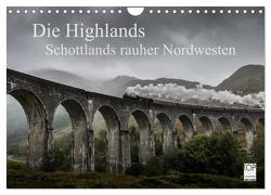 Die Highlands – Schottlands rauher Nordwesten (Wandkalender 2024 DIN A4 quer), CALVENDO Monatskalender von Peters,  Andreas