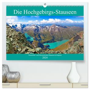 Die Hochgebirgs-Stauseen (hochwertiger Premium Wandkalender 2024 DIN A2 quer), Kunstdruck in Hochglanz von Kramer,  Christa