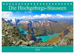 Die Hochgebirgs-Stauseen (Tischkalender 2024 DIN A5 quer), CALVENDO Monatskalender von Kramer,  Christa