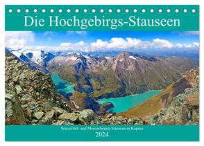 Die Hochgebirgs-Stauseen (Tischkalender 2024 DIN A5 quer), CALVENDO Monatskalender von Kramer,  Christa