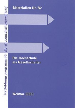 Die Hochschule als Gesellschafter von Anderbrücke,  Klaus