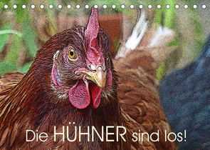 Die Hühner sind los! (Tischkalender 2023 DIN A5 quer) von M. Laube,  Lucy