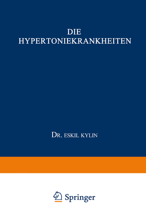 Die Hypertoniekrankheiten von Kylin,  Eskil