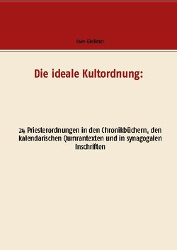 Die ideale Kultordnung: von Glessmer,  Uwe