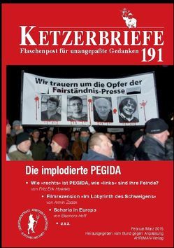 Die implodierte PEGIDA von Bund gegen Anpassung, Hoevels,  Fritz Erik, Hoff,  Eleonora, Priskil,  Peter, Sanning,  Vera