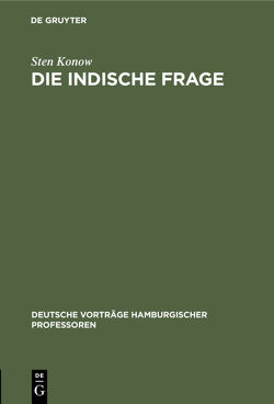 Die indische Frage von Konow,  Sten