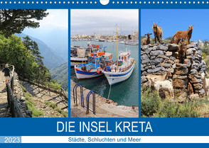 Die Insel Kreta – Städte, Schluchten und Meer (Wandkalender 2023 DIN A3 quer) von Frost,  Anja