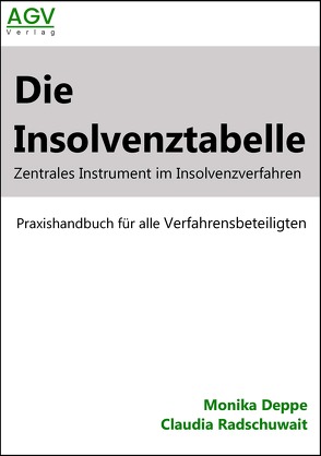 Die Insolvenztabelle von Deppe,  Monika, Radschuwait,  Claudia