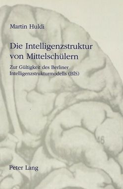 Die Intelligenzstruktur von Mittelschülern von Huldi,  Martin