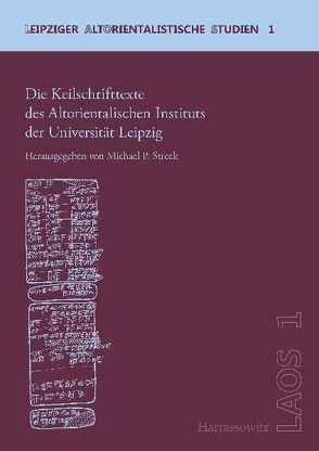 Die Keilschrifttexte des Altorientalischen Instituts der Universität Leipzig von Streck,  Michael P.