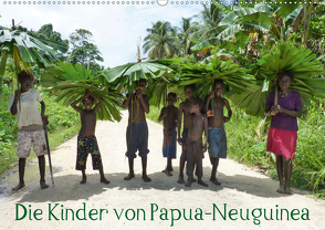 Die Kinder von Papua Neuguinea (Wandkalender 2021 DIN A2 quer) von Hähnke und Peter Möller,  André