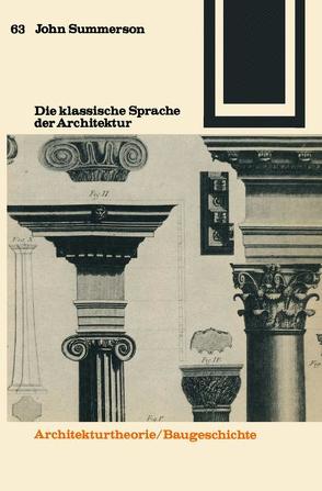 Die klassische Sprache der Architektur von Summerson,  John