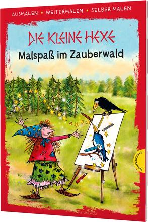 Die kleine Hexe (Ausmalen, weitermalen, selber malen) von Gebhardt,  Winnie, Preussler,  Otfried, Weber,  Mathias