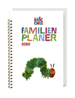 Die kleine Raupe Nimmersatt Familienplaner-Buch A5 Kalender 2020 von Carle,  Eric, Heye