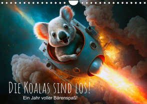 Die Koalas sind los! Ein Jahr voller Bärenspaß (Wandkalender 2024 DIN A4 quer), CALVENDO Monatskalender von artefacti,  artefacti