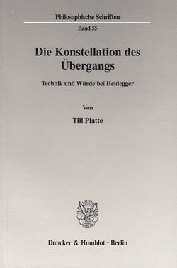 Die Konstellation des Übergangs. von Platte,  Till