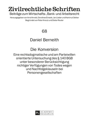 Die Konversion von Berneith,  Daniel