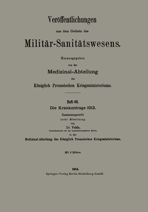 Die Krankentrage 1913 von Velde,  Gustav