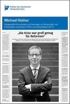 „Die Krise war groß genug für Reformen“ von Hüther,  Michael