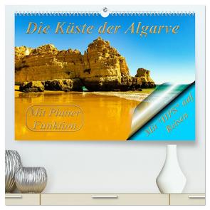 Die Küste der Algarve (hochwertiger Premium Wandkalender 2024 DIN A2 quer), Kunstdruck in Hochglanz von Schwerin,  Heinz-Peter