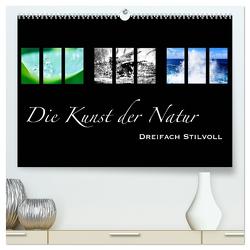 Die Kunst der Natur – Dreifach Stilvoll (hochwertiger Premium Wandkalender 2024 DIN A2 quer), Kunstdruck in Hochglanz von Busse,  Alexander