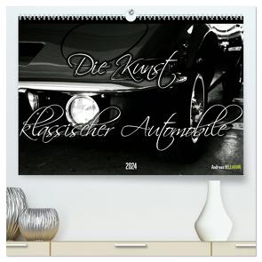 Die Kunst klassischer Automobile (hochwertiger Premium Wandkalender 2024 DIN A2 quer), Kunstdruck in Hochglanz von Hellmann,  Andreas