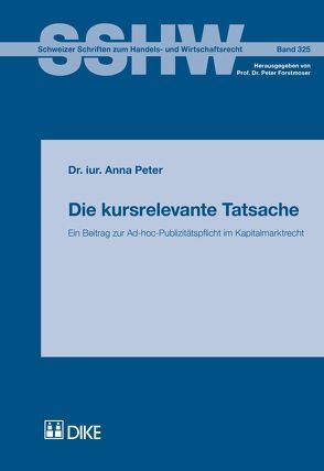 Die kursrelevante Tatsache von Peter,  Anna