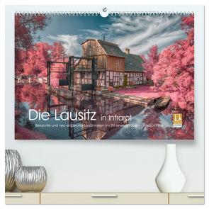 Die Lausitz in Infrarot (hochwertiger Premium Wandkalender 2024 DIN A2 quer), Kunstdruck in Hochglanz von Winzer,  Martin