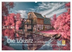 Die Lausitz in Infrarot (Wandkalender 2024 DIN A2 quer), CALVENDO Monatskalender von Winzer,  Martin