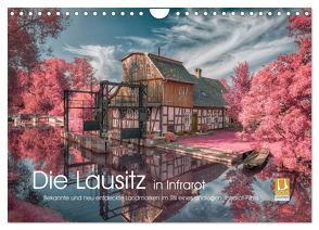 Die Lausitz in Infrarot (Wandkalender 2024 DIN A4 quer), CALVENDO Monatskalender von Winzer,  Martin