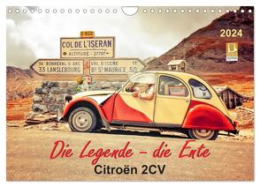 Die Legende – die Ente, Citroën 2CV (Wandkalender 2024 DIN A4 quer), CALVENDO Monatskalender von Roder,  Peter