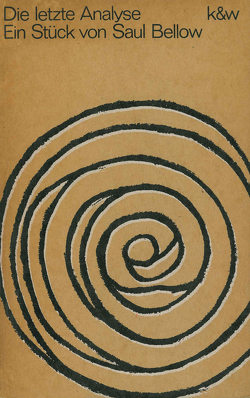 Die letzte Analyse von Bellow,  Saul