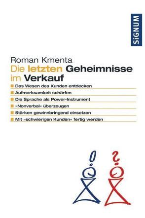 Die letzten Geheimnisse im Verkauf von Kmenta,  Roman