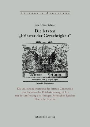 Die letzten „Priester der Gerechtigkeit“ von Mader,  Eric-Oliver