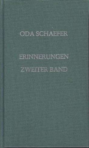 Die leuchtenden Feste über der Trauer von Schaefer,  Oda