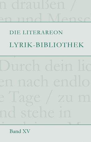 Die Literareon Lyrik-Bibliothek – Band 15 von Literareon