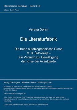 Die Literaturfabrik von Dohrn,  Verena