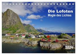 Die Lofoten – Magie des Lichtes (Tischkalender 2024 DIN A5 quer), CALVENDO Monatskalender von Pantke,  Reinhard