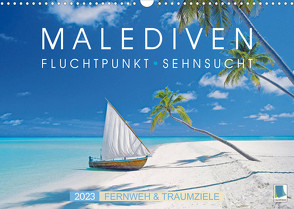 Die Malediven: Fluchtpunkt Sehnsucht (Wandkalender 2023 DIN A3 quer) von CALVENDO