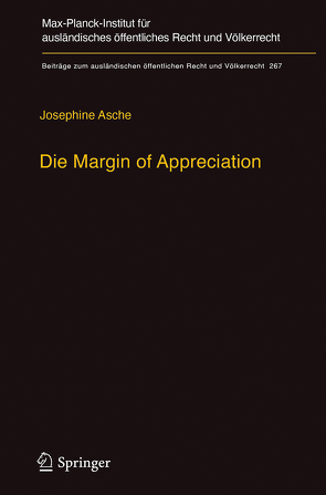 Die Margin of Appreciation von Asche,  Josephine