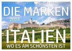 Die Marken – Italien wo es am schönsten ist (Wandkalender 2024 DIN A4 quer), CALVENDO Monatskalender von Gann,  Markus