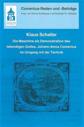 Die Maschine als Demonstration des lebendigen Gottes von Schaller,  Klaus